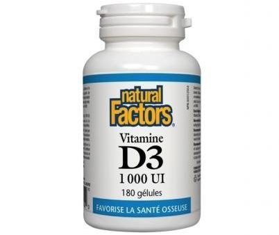 Natural factors - vitamin d3 1000 iu - softgels For Cheap