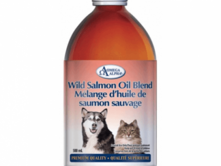 Omega alpha pets - wild salmon oil blend - 500 ml Supply