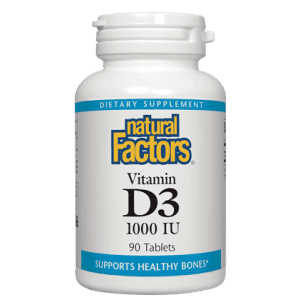 Natural factors - vitamin d3 1000 iu - tablets For Discount