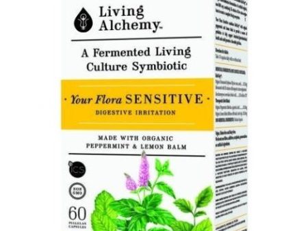 Living alchemy - your flora probiotic sensitive - 60 caps For Cheap