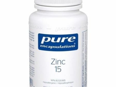 Pure encaps - zinc 15® - 180 vcaps For Sale