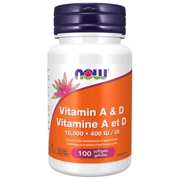 Now - vitamin a & d 10,000 iu   400 iu 100 softgels For Cheap