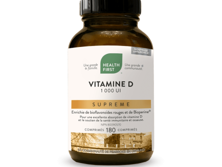 Health first - vitamin d supreme 1000 iu - 180 tabs For Discount