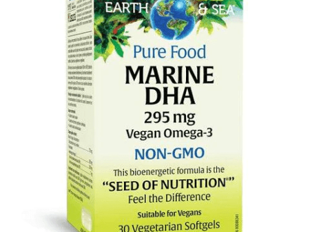 Whole earth & sea - pure food marine 395mg dha  30 vcaps For Discount