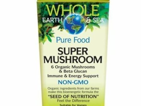 Whole earth & sea -  nutrition pure super mushrooms - 60 vcaps Supply