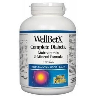 Natural factors - wellbetx (multivitamin & mineral)  - 120 tabs For Sale