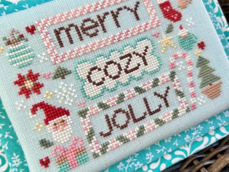 Merry Cozy Jolly - Sweet Wing Studio - Cross Stitch Pattern Hot on Sale