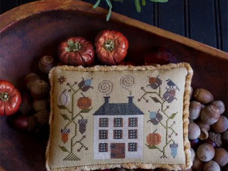 Autumn Cottage - Plum Street Samplers - Cross Stitch Pattern on Sale