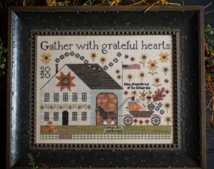 Gather Inn - Plum Street Samplers - Cross Stitch Pattern Discount