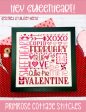 Hey Sweetheart - Primrose Cottage Stitches - Cross Stitch Patterns Online Sale