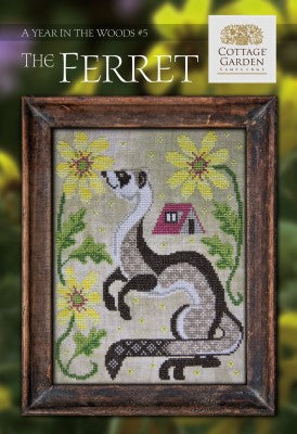 A Year in the Woods 5: The Ferret - Cottage Garden Samplings - Cross Stitch Pattern Online now