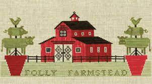 Folly Farmstead - Artful Offerings - Cross Stitch Pattern Fashion