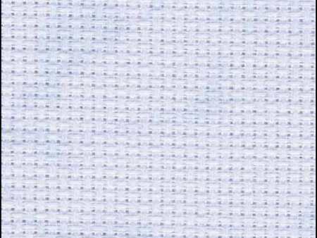 14 Count Aida - Blue Whisper Zweigart Cross Stitch Fabric Hot on Sale