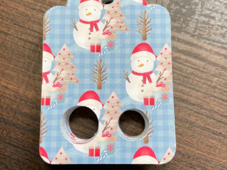 Floss Keepers Tags Drops - Snowmen with Blue Background Discount