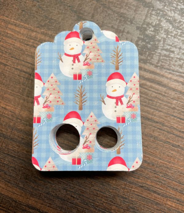 Floss Keepers Tags Drops - Snowmen with Blue Background Discount