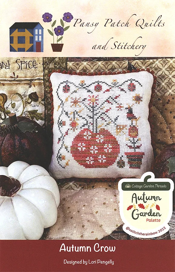 Autumn Crow - Pansy Patch Quilts and Stitchery - Cross Stitch Pattern Online