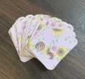 Floss Keepers Tags Drops -   Sunflowers with Pale Pink Background For Discount