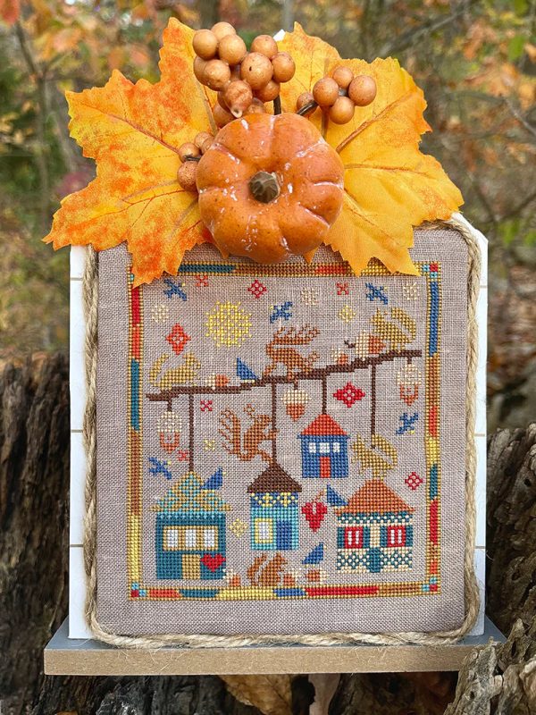 Fall Cottages - Jan Hicks Creates - Cross Stitch Pattern Fashion