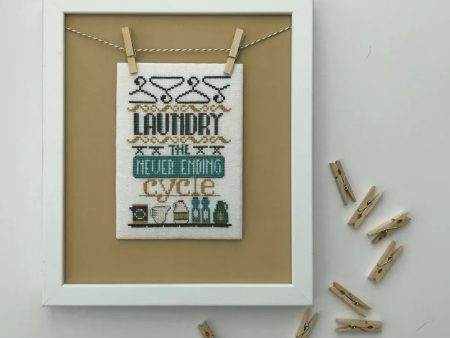 The Never Ending Cycle - The Laundry Company - Hands on Design - Cross Stitch Pattern For Cheap