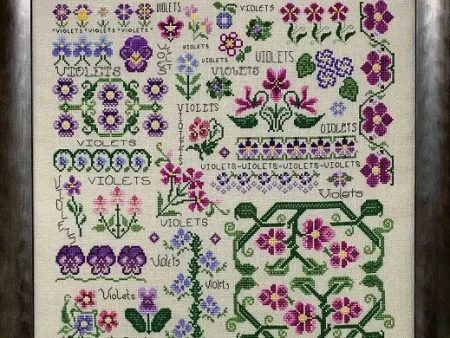 Dreaming of Violets - Rosewood Manor - Cross Stitch Pattern on Sale