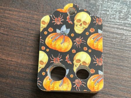 Floss Keepers Tags Drops -  Halloween Pumpkins and Skulls For Cheap