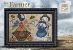 The Farmer #8-  The Snowman Collector s Series 2022-2023 - Cottage Garden Samplings - Cross Stitch Pattern on Sale