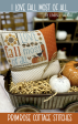 I Love Fall Most of All - Primrose Cottage Stitches - Cross Stitch Patterns on Sale