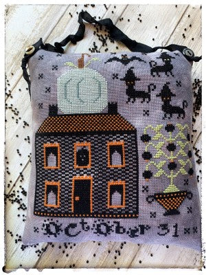 Hallows Eve Pinkeep - Lucy Beam - Cross Stitch Pattern Fashion