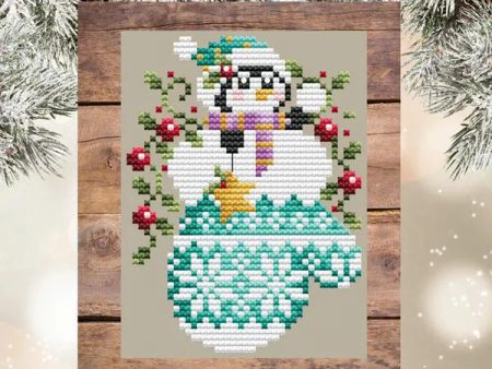 Right Penguin Mitten - Shannon Christine Designs - Cross Stitch Pattern Online now