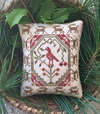 Christmas Pin Pillows - Kathy Barrick - Cross Stitch Design Discount