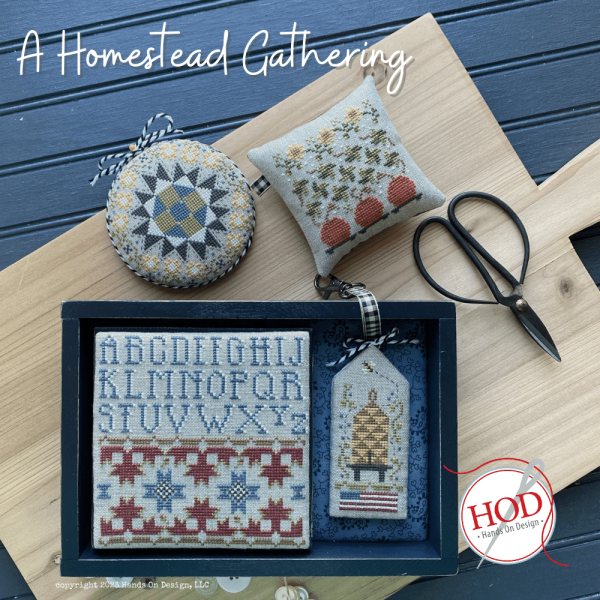 A Homestead Gathering - Hands on Design - Cross Stitch Pattern on Sale