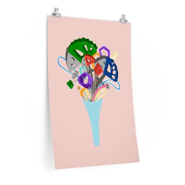 Trad Climbing Gear Bouquet — Rock Climbing Art Poster For Cheap