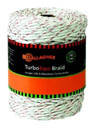 2 Rolls of Gallagher 3 16  1312  Turbo Equi braid Discount