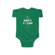 Dad s #1 Cam — Baby Onesie for Infants Online now