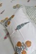 Marigold Bedsheet, Jaipur Print, Premium Cotton - Bring Sunshine to Your Bedroom Online