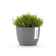 Ecopots Stockholm Recycled Plastic Pot Grey Fashion