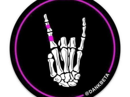 Rock On Skeleton Hand Exist Ethically — 2.25  Rock Climbing Sticker on Sale