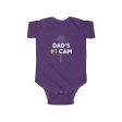 Dad s #1 Cam — Baby Onesie for Infants Online now