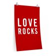 Love Rocks — Rock Climbing Art Poster For Cheap