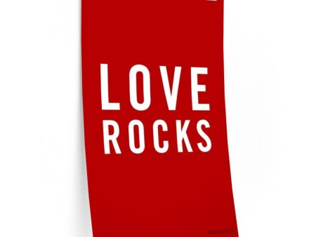 Love Rocks — Rock Climbing Art Poster For Cheap