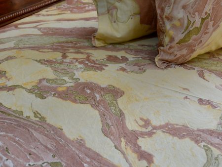 Earthy Marble Double Bedsheet Sale