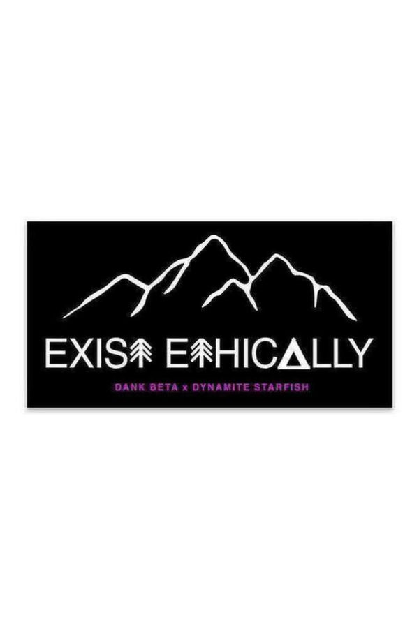 Exist Ethically — 3  x 1.5  Sticker Cheap