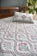 Gulaabi jaal Bedsheet - Embrace Timeless Elegance for Your Bed For Sale