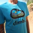 Climb: Yosemite Carabiner — Unisex Rock Climbing T-Shirt Fashion