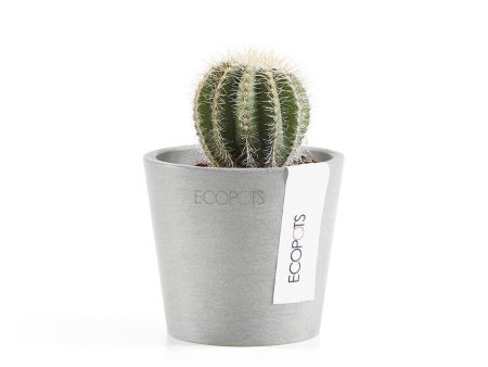 Ecopots Amsterdam Recycled Plastic Pot Light Grey on Sale