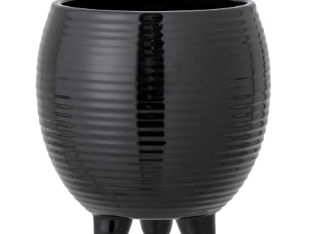 Arnel Black Pot by Bloomingville on Sale