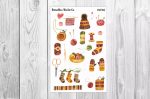 Vintage Knitting Large Sticker Sheet for Journals, Scrapbooks or Planners Discount