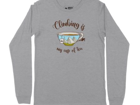 Climbing is My Cup of Tea — Unisex Long Sleeve T-Shirt Online