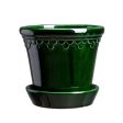 Bergs Potter Emerald Green Glazed Copenhagen Pot Discount