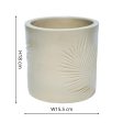 Kew Stoneware Ivory Sago Palm Planter Online Hot Sale